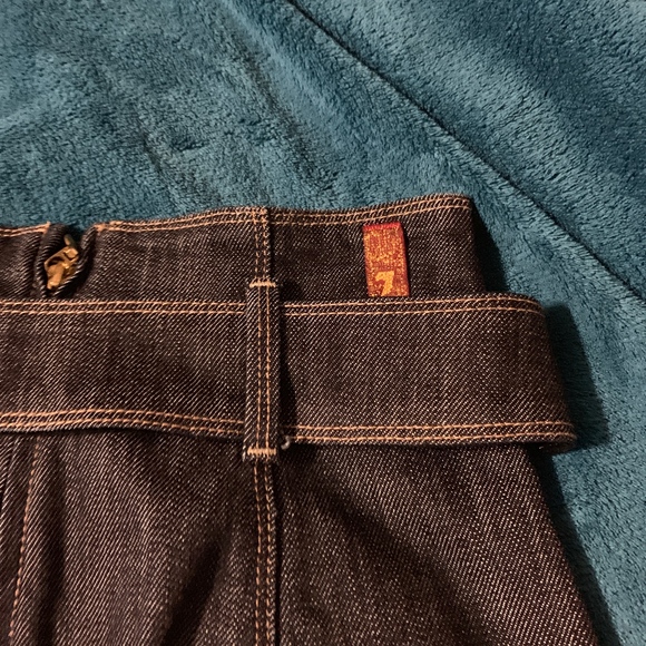 7 FOR ALL MANKIND DENIM SKIRT - Picture 2 of 7